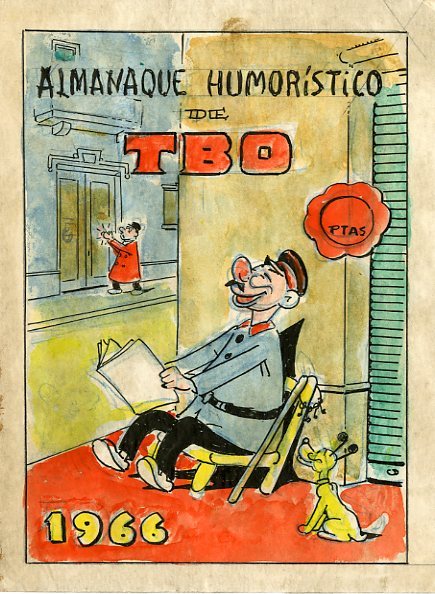 Almanaque Humorístico de TBO 1966 - Portada